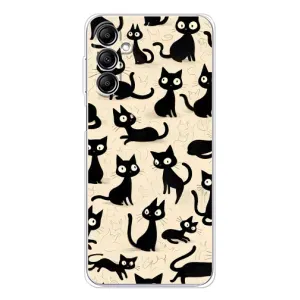 Чехол с рисунком кот на Samsung Galaxy M35 5G