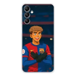 Чехол с футболистом Ламин Ямаль Samsung Galaxy M35 5G (Футболист Ямаль)