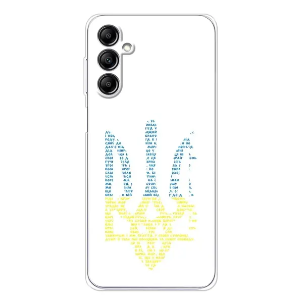 Чехол с принтом «Герб из букв» для Samsung Galaxy M35 5G