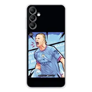 Чехлы с футболистом Ерлинг Холанд для Samsung Galaxy M35 5G (AlphaPrint) (гол Эрлинг Холланд)