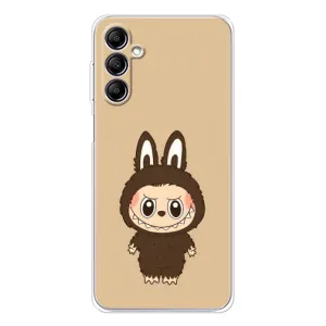 Чехол с Лабубу на Samsung Galaxy M35 5G (Bored Ape в красном)
