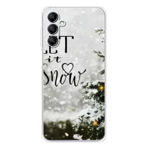 Новогодние, Праздничные Чехлы для Samsung Galaxy M35 5G - 2024 год (Let it snow)