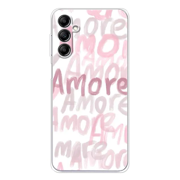 Чехол с принтом «Аморе любовь» для Samsung Galaxy M35 5G Чехол с принтом «Аморе любовь» для Samsung Galaxy M35 5G
