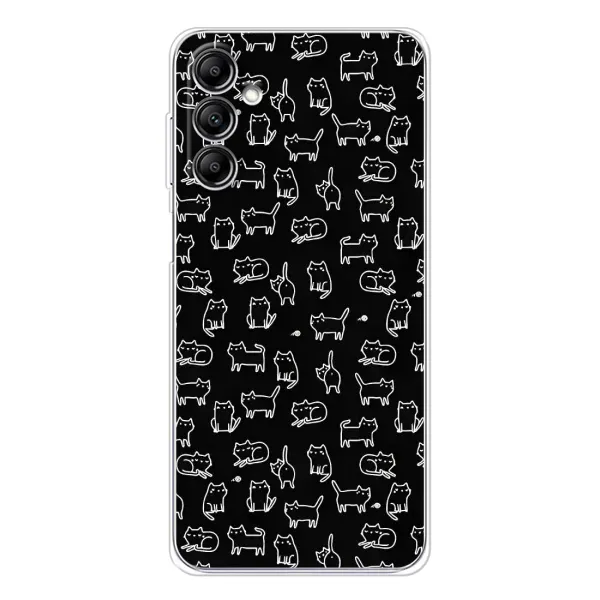 Чехол с принтом «Меленькие котики» для Samsung Galaxy M35 5G