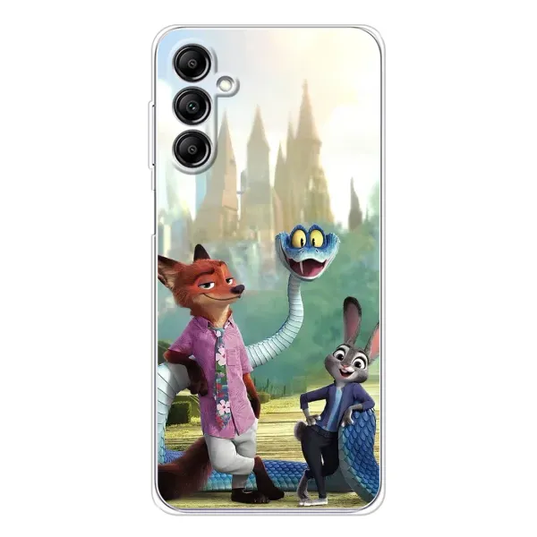 Чехол с принтом «Герои мультфильма Зверополис» для Samsung Galaxy M35 5G Чехол с принтом «Герои мультфильма Зверополис» для Samsung Galaxy M35 5G