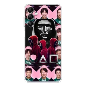 Чехол Гра в кальмара для Samsung Galaxy M35 5G (Участники Игра кальмара)