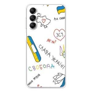 Чехлы Доброго вечора, ми за України для Самсунг Гелекси М35 5Джи (AlphaPrint) (Стикер)