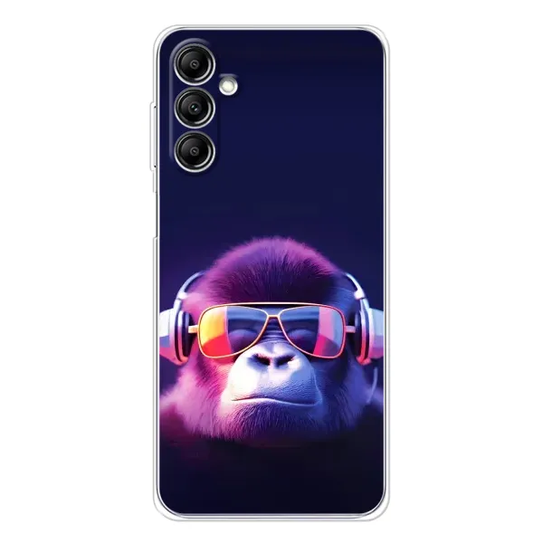 Чехол с принтом «Стильная обезьяна» для Samsung Galaxy M35 5G