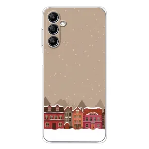 Новогодние, Праздничные Чехлы для Samsung Galaxy M35 5G - 2024 год (Зимний город)