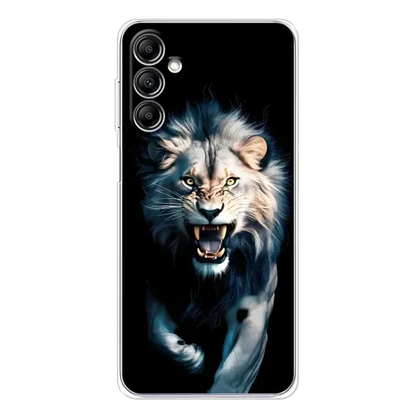 Чехол с принтом «Лев в темноте» для Samsung Galaxy M36 5G