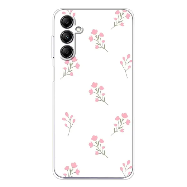 Чохол з принтом «Рожеві квіти» для Samsung Galaxy M36 5G