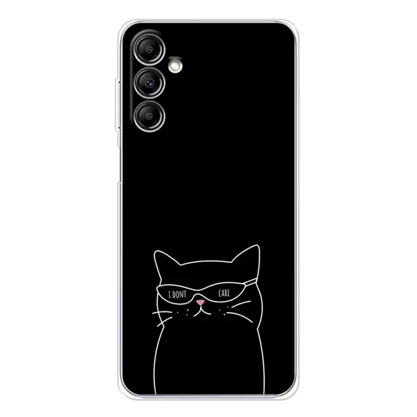 Чохол з принтом «Байдужий кіт» для Samsung Galaxy M36