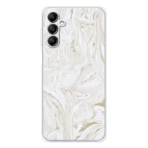 Мраморний чехол на Samsung Galaxy M36 (VPrint) (Білий мрамор)