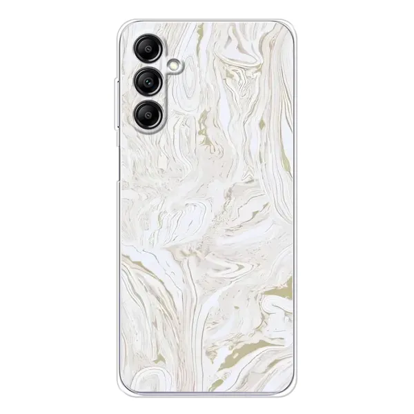 Чехол с принтом «Белый мрамор» для Samsung Galaxy M36