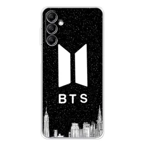 Чохли BTS для Samsung Galaxy M36 (AlphaPrint) (БТС Лого)