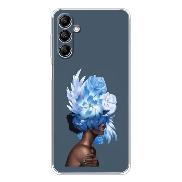 Чехол с принтом «Цветы на голове» для Samsung Galaxy M36