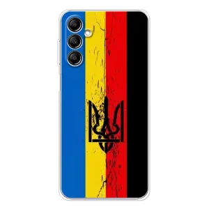 Украинские Чехлы для Samsung Galaxy M36 с картинкой УПА (AlphaPrint) (Прапор УПА)