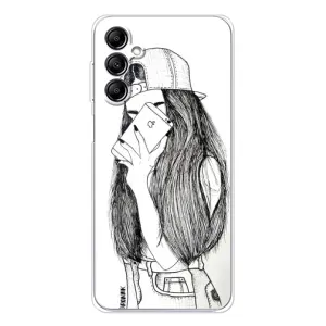 Чохол з друком для Samsung Galaxy M36 - (Мода) (AlphaPrint) (Фото дівчини)
