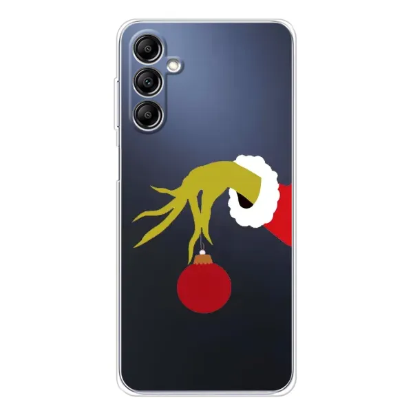 Чехол с принтом «Гринч с игрушкой» для Samsung Galaxy M36