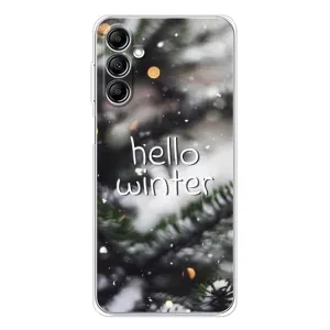 Новорічні, Святкові Чохли для Samsung Galaxy M36 - 2024 год (Hello winter)