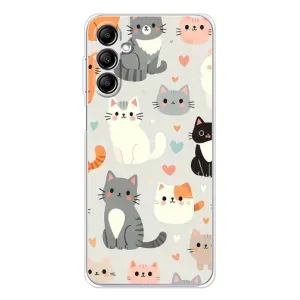 Чохол з малюнком кіт на Samsung Galaxy M36 (Колаж котів)