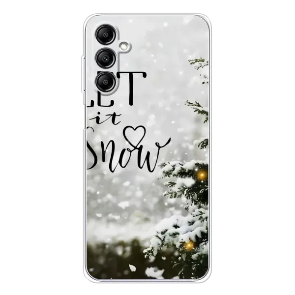Чехол с принтом «Let it snow» для Samsung Galaxy M36