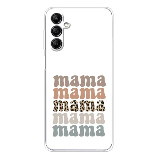 Чохол з принтом «Текстовий колаж мама» для Samsung Galaxy M36