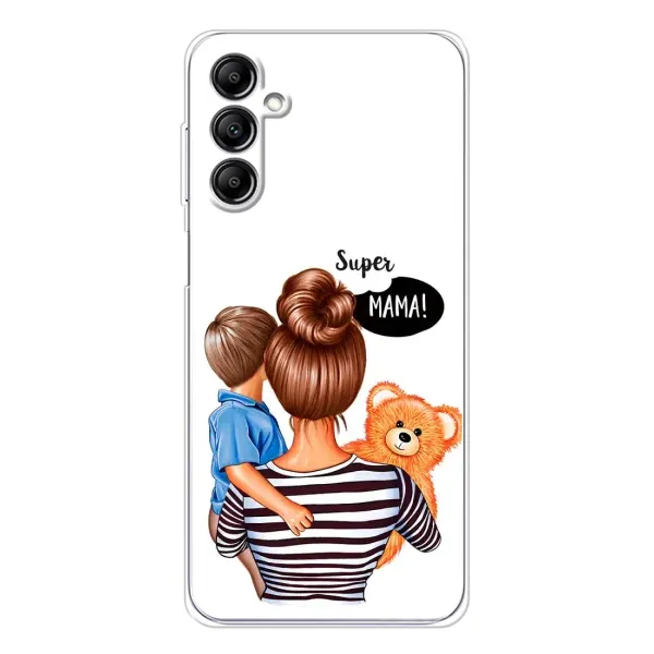 Чехол с принтом «Мама с сыном» для Samsung Galaxy M36