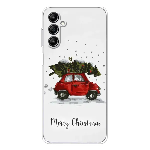 Чехол с принтом «Машина с елкой» для Samsung Galaxy M36