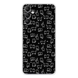 Чохол з принтом для Samsung Galaxy M36 (AlphaPrint) Модні коти (Маленькі котики)