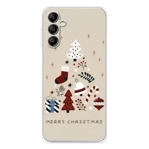 Різдвяні Чохли для Samsung Galaxy M36 (VPrint) (Merry Christmas)