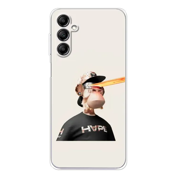 Чехол с принтом «обезьяна NFT в очках» для Samsung Galaxy M36