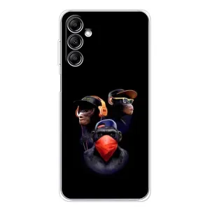 Чохол з Мавпами Samsung Galaxy M36 - (AlphaPrint) (Три мавпи)