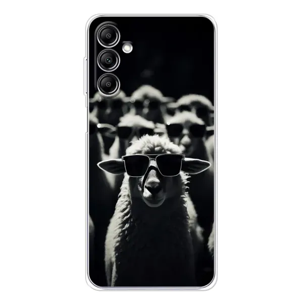 Чехол с принтом «Овечка в очках» для Samsung Galaxy M36