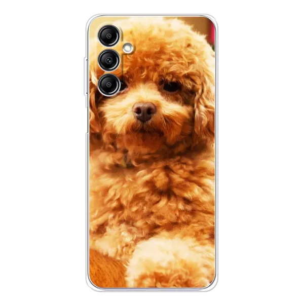 Чехол с принтом «Щенок Бишон» для Samsung Galaxy M36