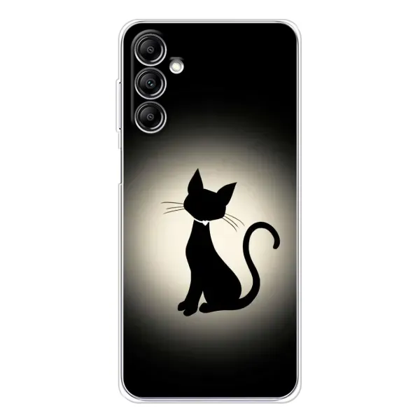 Чехол с принтом «Силуэт котика» для Samsung Galaxy M36