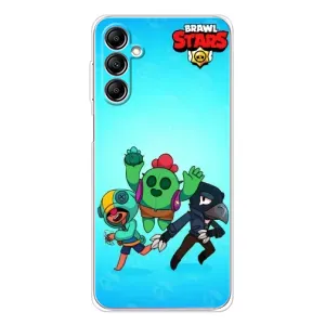 Чехлы Brawl Stars для Samsung Galaxy M36 (AlphaPrint) (Трио героев)