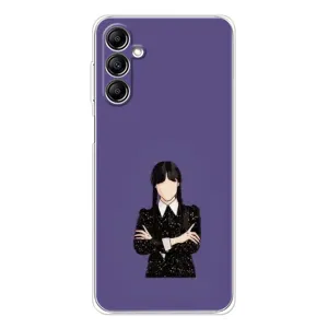 Чохли Венсдей на Samsung Galaxy M36 Уенсдей (AlphaPrint) (Венздей у чорному)