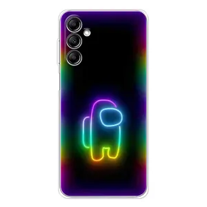Чохли Амонг Ас для Samsung Galaxy M36 (AlphaPrint) (Яскравий скін)