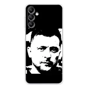 Чохол для Samsung Galaxy M36 (AlphaPrint - с принтом Зеленського) (Зеленский АРТ)