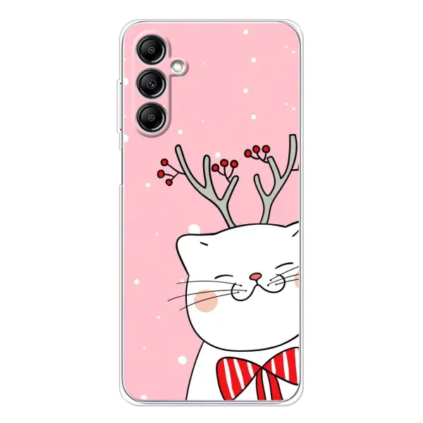Чехол с принтом «Зимний кот» для Samsung Galaxy M36