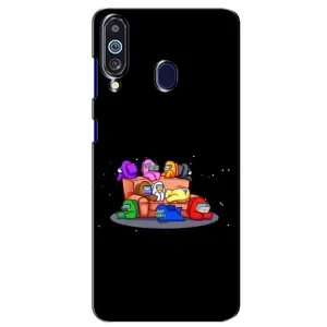 Чохли Амонг Ас для Samsung Galaxy M40 (AlphaPrint) (Амонг-ас)