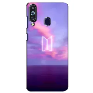 Чохли BTS для Samsung Galaxy M40 (AlphaPrint) (BTS логотип)