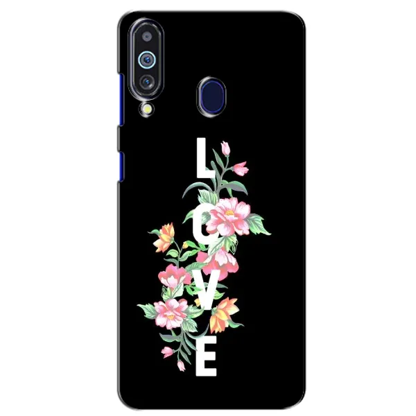 Чохол з принтом «Квіти LOVE» для Samsung Galaxy M40 Чохол з принтом «Квіти LOVE» для Samsung Galaxy M40