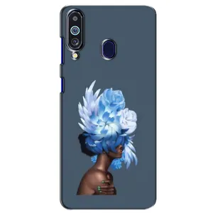 Чехлы (ART) Цветы на Samsung Galaxy M40 (VPrint) (Квіти на голові)