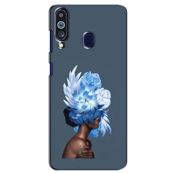 Чехол с принтом «Цветы на голове» для Samsung Galaxy M40