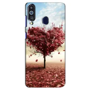 Чехлы для любимой на Самсунґ Ґелексі М40 (VPrint) (Дерево серце)