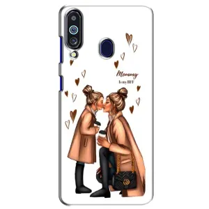 Чохол з друком для Samsung Galaxy M40 - (Мама з дитинкою) (AlphaPrint) (Донька і мама)