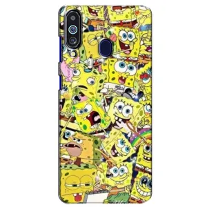 Чохол з принтом «Емоції Спан Боба» для Samsung Galaxy M40
