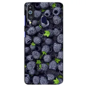 Чохли з фруктами для Samsung Galaxy M40 (VPrint) (Ожина)